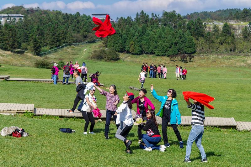 快乐的仙女山。