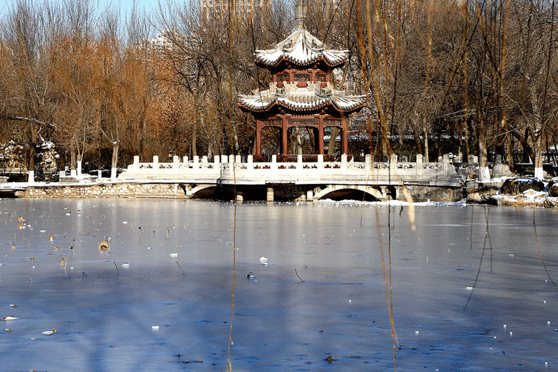 雪后的北宁公园